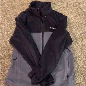 Columbia zip up fleece size medium